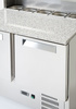 Table réfrigérée 2-portes pour pizza avec superstructure, 247 l, 90x70x107 cm, 2 portes | HENDI 236208