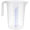 Pichet mesureur STACKABLE, avec graduation de couleur bleue, 2 l | APS 30063