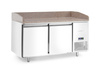 Table réfrigérée pour pizza, 2 portes, 250 l, 151x80x87.5 cm | ARKTIC 220245