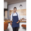 Tablier court Basic 75 x 60 cm avec poche et boucle bleu marine | KARLOWSKY BLS 6-10-pièces