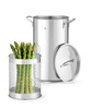 Casserole pour asperges Profi Line cap. 5,5 L | HENDI 833100