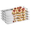 Plateau gastronorme GN 1/1 BUFFET STAR, acier inoxydable, 53x32,5x7 cm | APS 11150