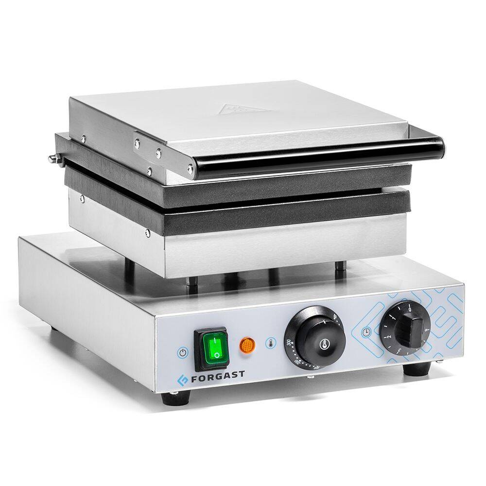 Gaufrier électrique, 2 gaufres, 1,6 kW, 230 V | FORGAST FG09700