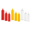 Distributeur de sauces en polyéthylène 0,7 l, transparent | FORGAST FG03226