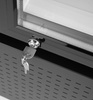 Vitrine réfrigérée avec panneau éclairé, 254 l, 1 porte, intérieur en aluminium blanc | ARKTIC 233788