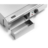 Plaque de grill électrique, lisse, 50x35 cm, 3 kW | FORGAST FG09103