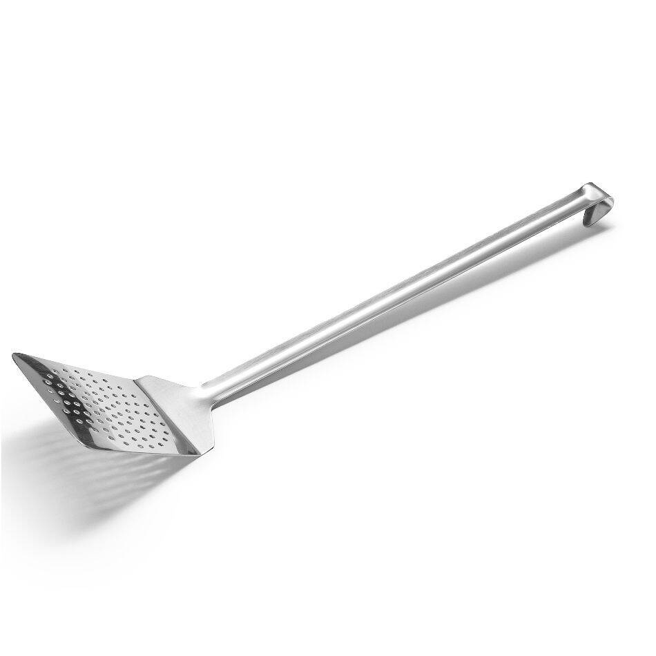 Spatule perforée pour retourner, 11,5x11,5 cm, longueur 54 cm | FORGAST FG11230