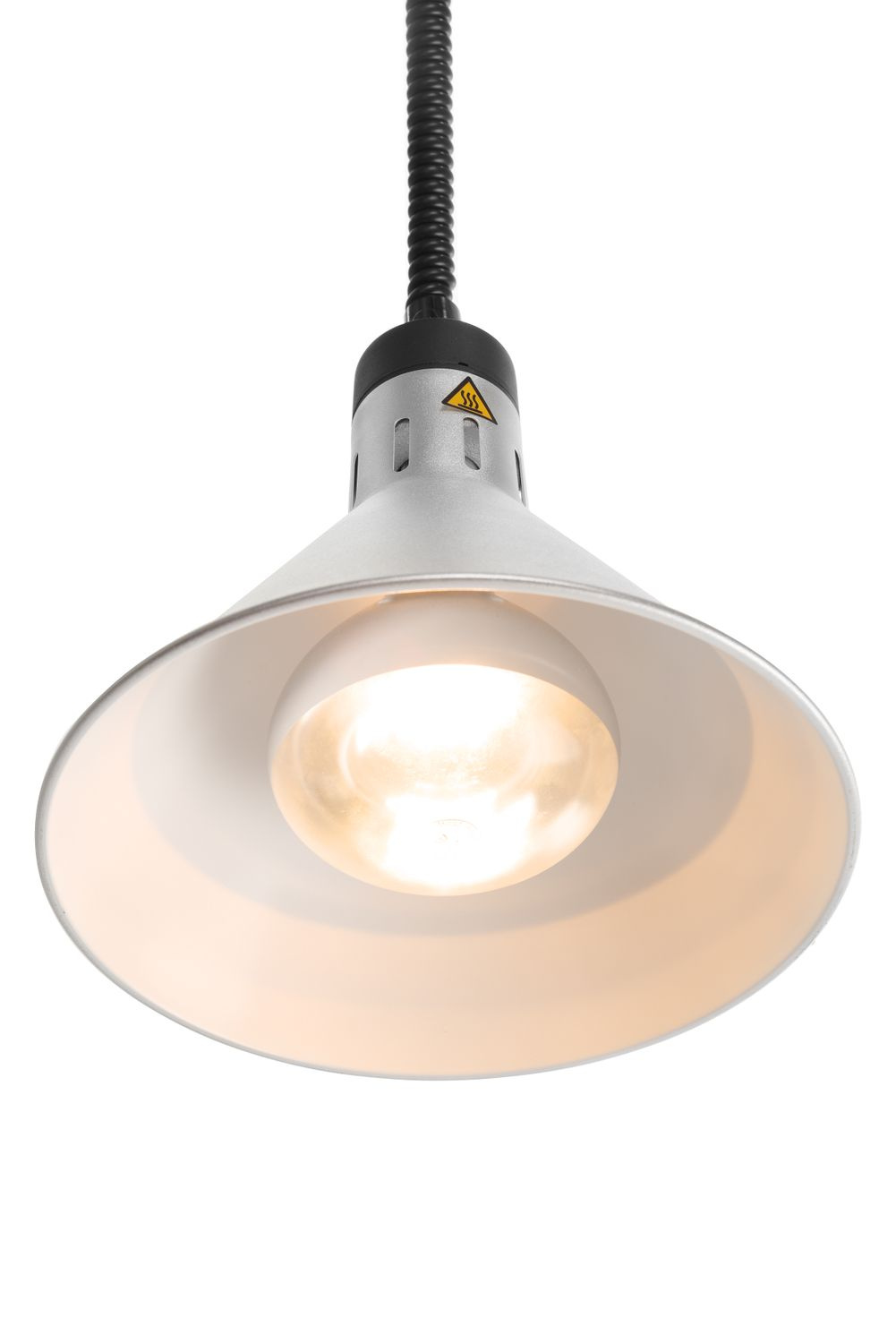 Lampe de maintien au chaud pour plats, couleur argent, 27,5 cm, 0,25 kW | HENDI 273869