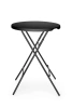 Table de cocktail ronde, noire, diam. 80 cm | AMERBOX 811047