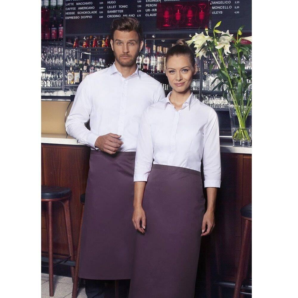 Tablier de serveur bistro basic aubergine | KARLOWSKY BBSS 1-39-Stck