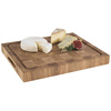 Planche de service OKLA en bois de chêne, brune, 38x32x4,5 cm | APS 807