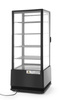 Vitrine réfrigérée 98 l, noire, LED, 2-6°C | HENDI 233269