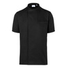 Chemise de cuisinier Basic à manches courtes noire | KARLOWSKY BJM 3-1