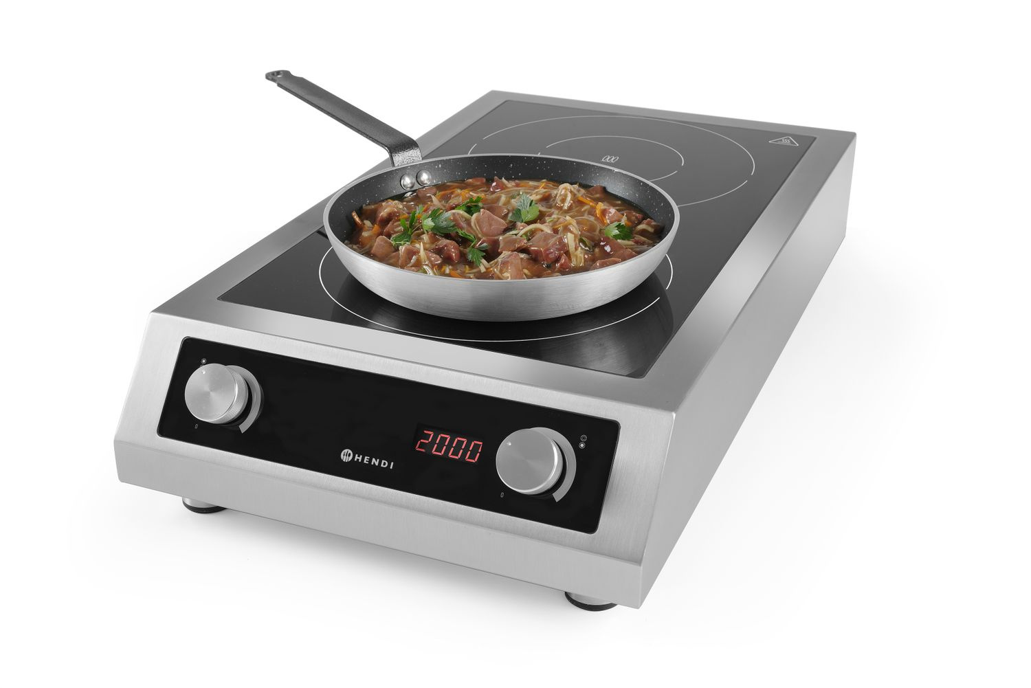 Cuisinière à induction double, 2x3500 W, 400 V | HENDI 239346