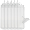 Distributeur pour sauces froides avec bouchon, transparent, lot de 6 pièces, 760 ml | APS 93256
