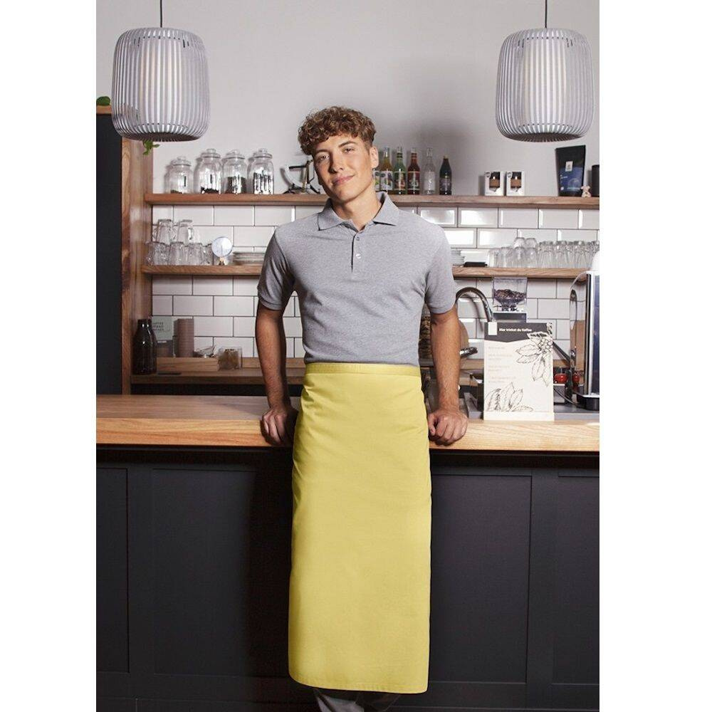 Tablier de serveur bistro basic jaune soleil | KARLOWSKY BBSS 1-86-Stck