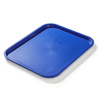 Plateau fast food bleu, polypropylène, 45x35 cm, rectangulaire | FORGAST FG12534