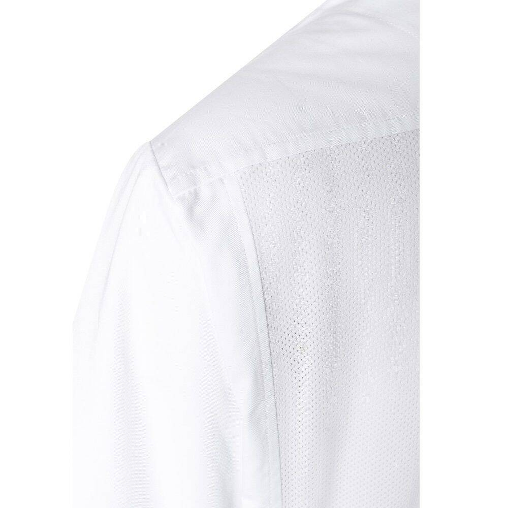 Chemise de cuisine Basic à manches courtes blanche | KARLOWSKY BJM 3-3