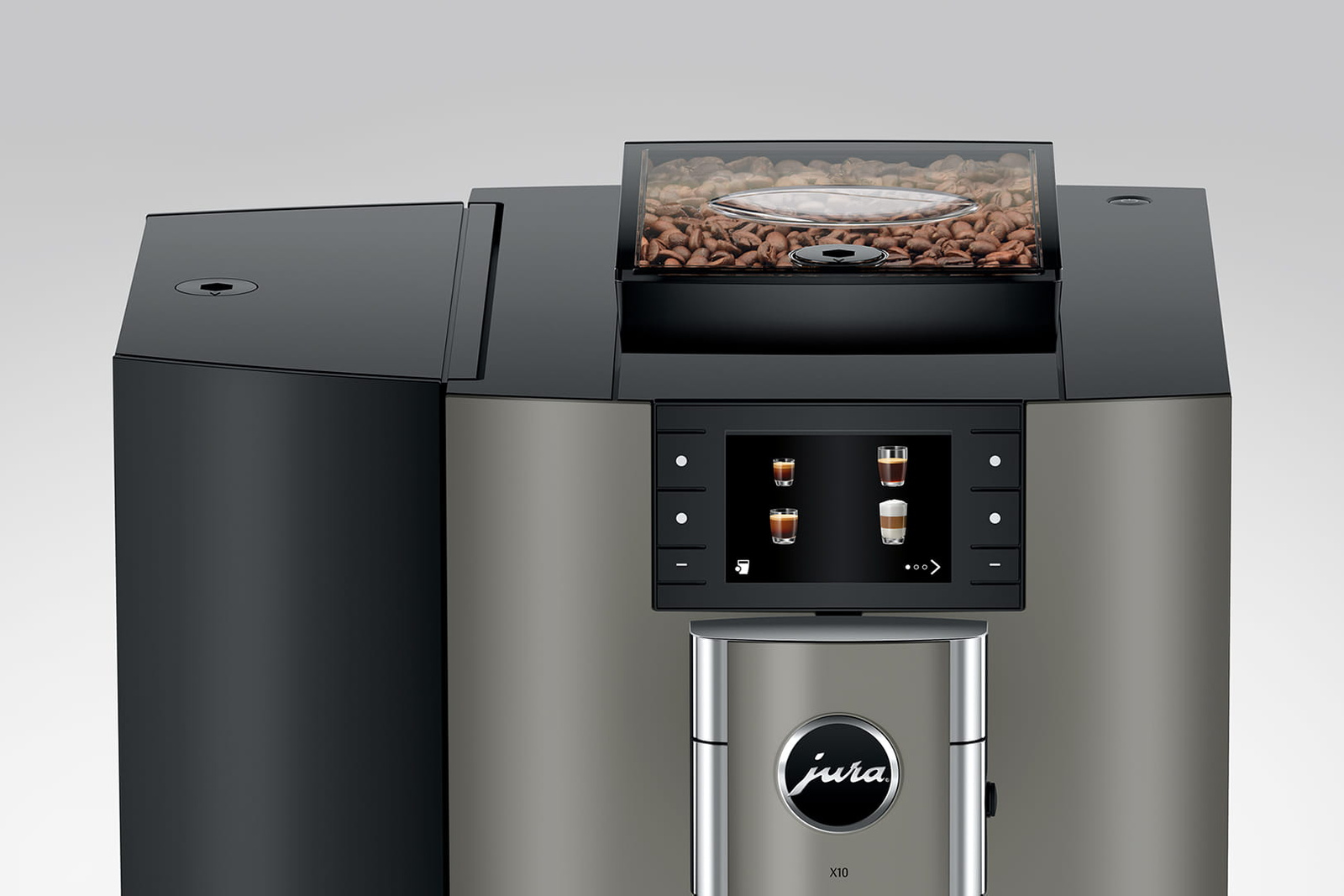 Machine à café automatique X10 Dark Inox (EB) | JURA 15764
