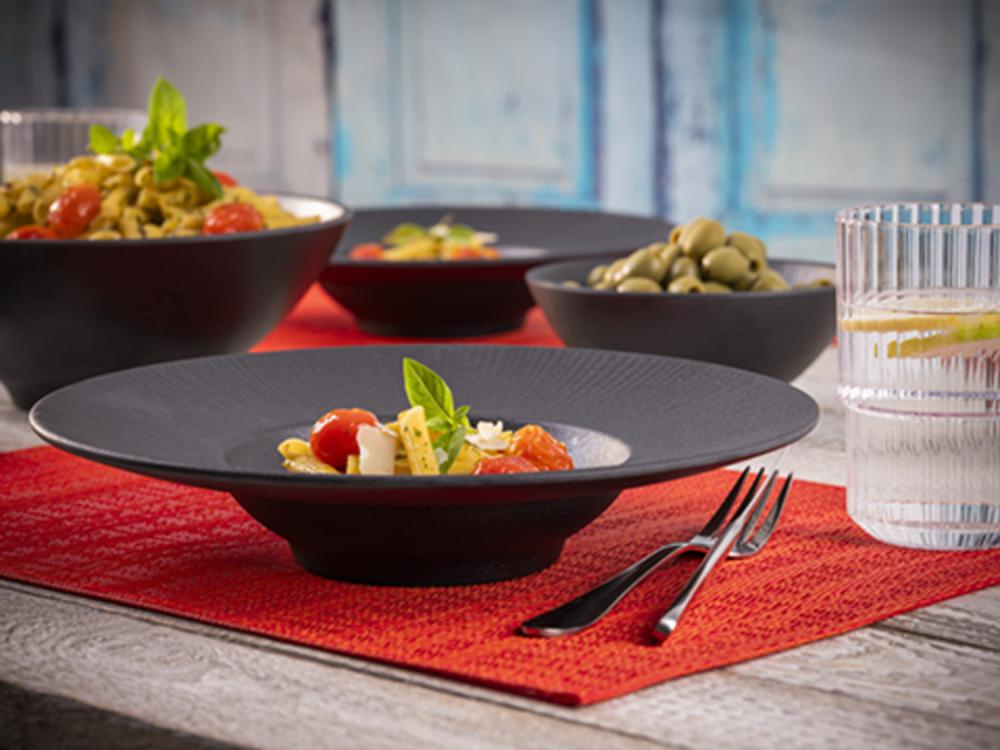 Set de table FINO, PVC, rouge, 45x33x0.1 cm | APS 60542