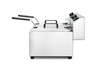 Friteuse électrique à 2 cuves, 2x8 L, 2x3,5 kW, zone froide | HENDI 207307