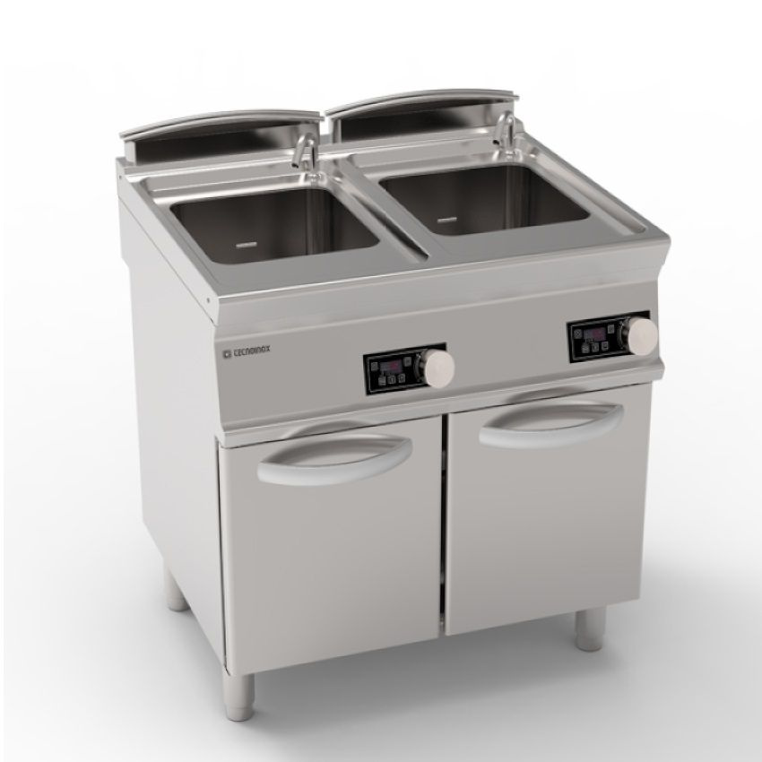 Appareil de cuisson de pâtes électrique - 2x24L GN 2/3 | TECNOINOX 716131