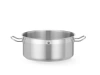 Casserole basse en acier inoxydable Profi Line, 7,3 l, diamètre 28 cm, hauteur 12 cm | HENDI 830178