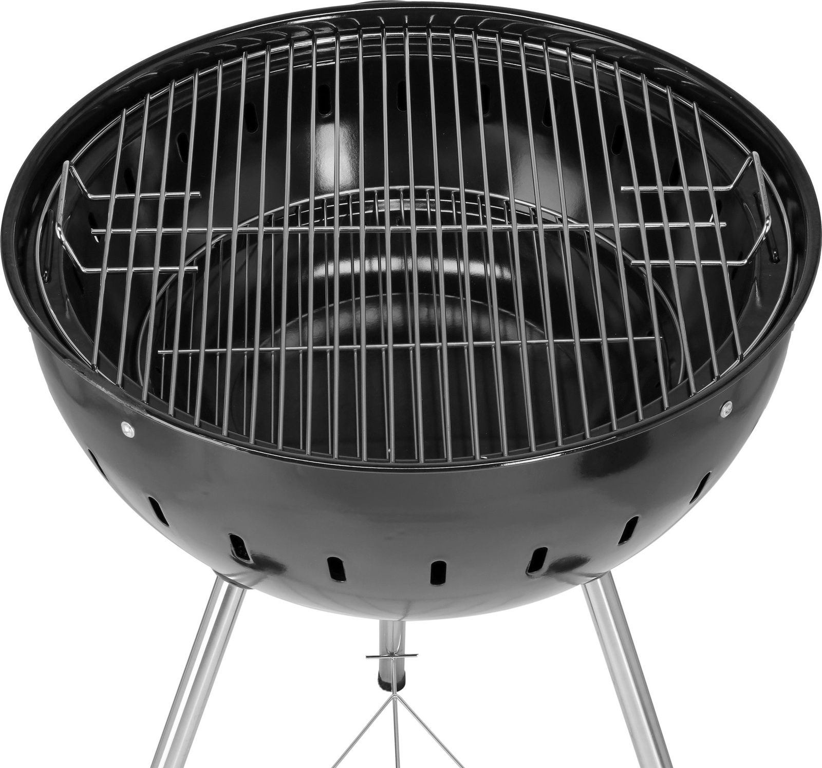 Grill à charbon, rond, Ø 54 cm noir | YATO YG-20300