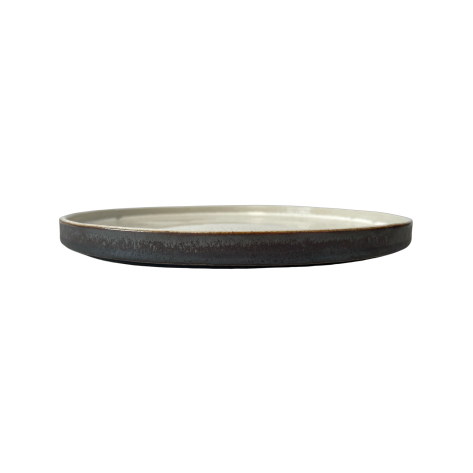 Assiette plate avec bord Arondi dolomite 28 cm | KERA CERAMIKA 18.1/C.DOL