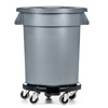 Poubelle, conteneur 120 L, diamètre 55 cm, hauteur 69 cm | FORGAST FG00512