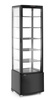 Vitrine réfrigérée 280 L, noire, LED, système de refroidissement dynamique | ARKTIC 233290