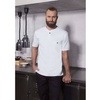 Chemise de cuisinier Performance à manches courtes blanche | KARLOWSKY TM 5-3