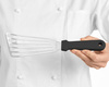 Spatule à frire perforée, acier inoxydable, 29 cm | FORGAST FG11225
