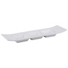 Bol pour dips, triple, CASUAL, blanc, 29x9x3 cm | APS 84220