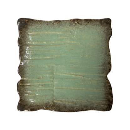 Assiette plate rectangulaire Moku agate 30 x 30 cm | KERA CERAMIKA 16.5/C.AG