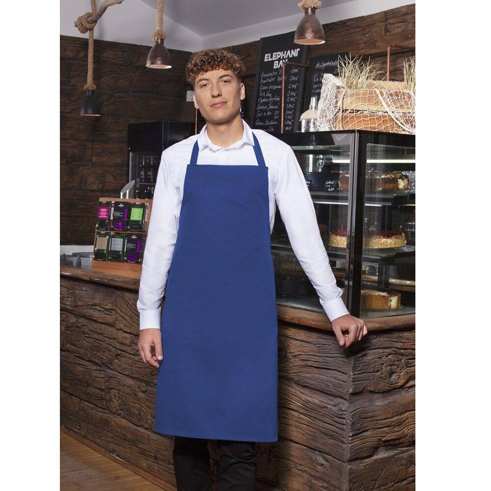 Tablier de cuisine Basic 75 x 100 cm bleu | KARLOWSKY BLS 3-6-pièces