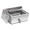 Friteuse électrique 1-cuvelle 20 L, 4,8 kW, zone froide | FORGAST FG09017