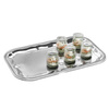 Plateau banquet GN 1/1, avec motif, acier inoxydable, 53x32,5x1,5 cm | APS 394