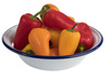 Bol ENAMELWARE, émaillé, blanc avec finition bleue, 16,5x4,5 cm, 450 ml | APS 40637