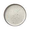 Assiette plate avec bord Arondi crème 20 cm | KERA CERAMIKA 18.3/R.K