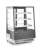 Vitrine réfrigérée à 3 étagères, 500 l, LED, noire, refroidissement dynamique | ARKTIC 233443