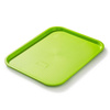 Plateau fast food vert, polypropylène, 45x35 cm, rectangulaire | FORGAST FG12532