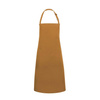 Tablier de cuisine Basic 75 x 90 cm avec poche et fermeture à boucle moutarde | KARLOWSKY BLS 5-87-Stck
