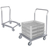 Chariot de transport pour paniers de lave-vaisselle, 60x60x88 cm | CONTACTO 8107/600