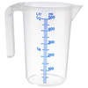 Pichet doseur STACKABLE, avec graduation de couleur bleue, 250 ml | APS 30061