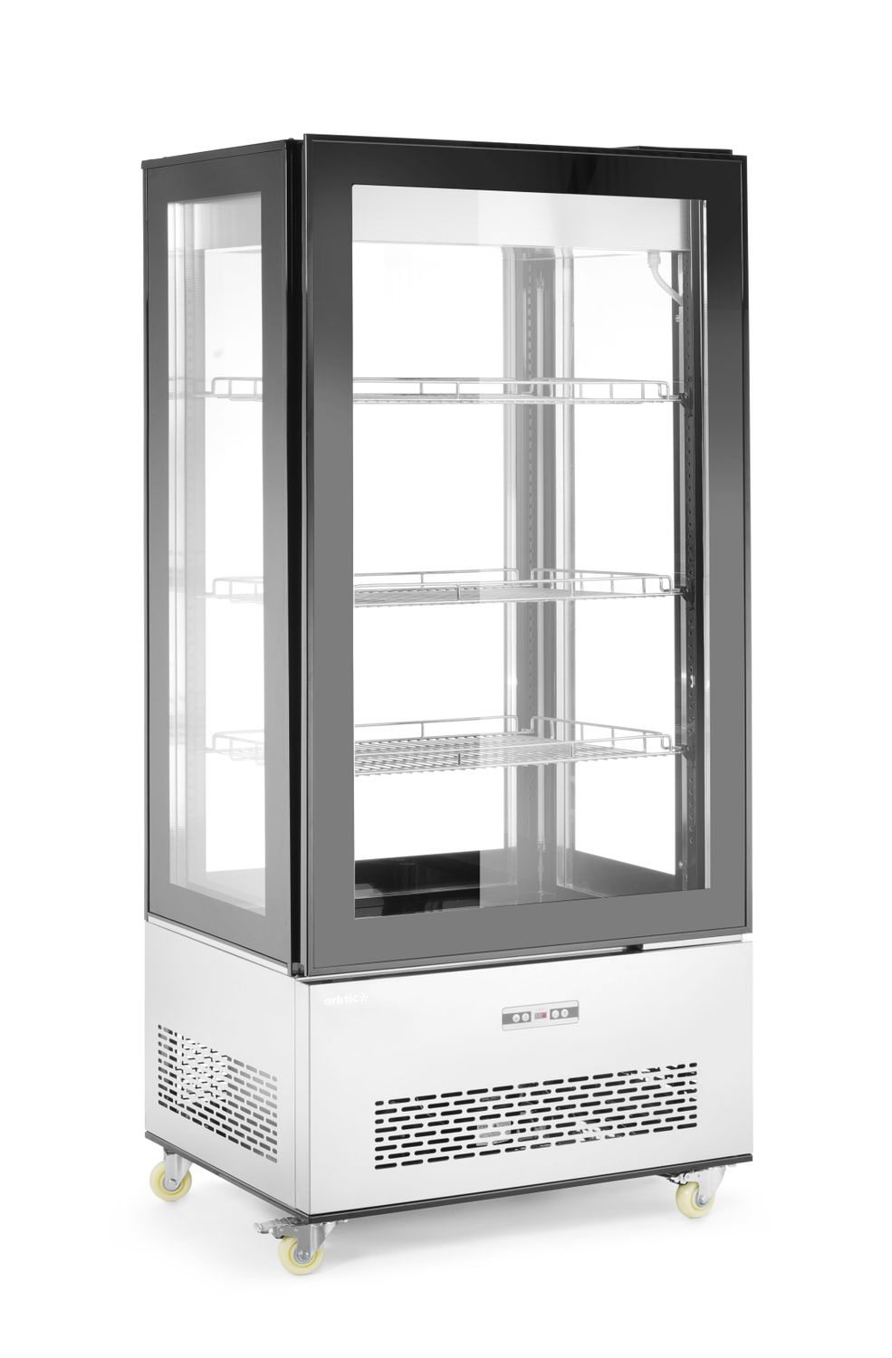 Vitrine réfrigérée 550 l, LED, refroidissement dynamique, 2-6°C | HENDI 233283