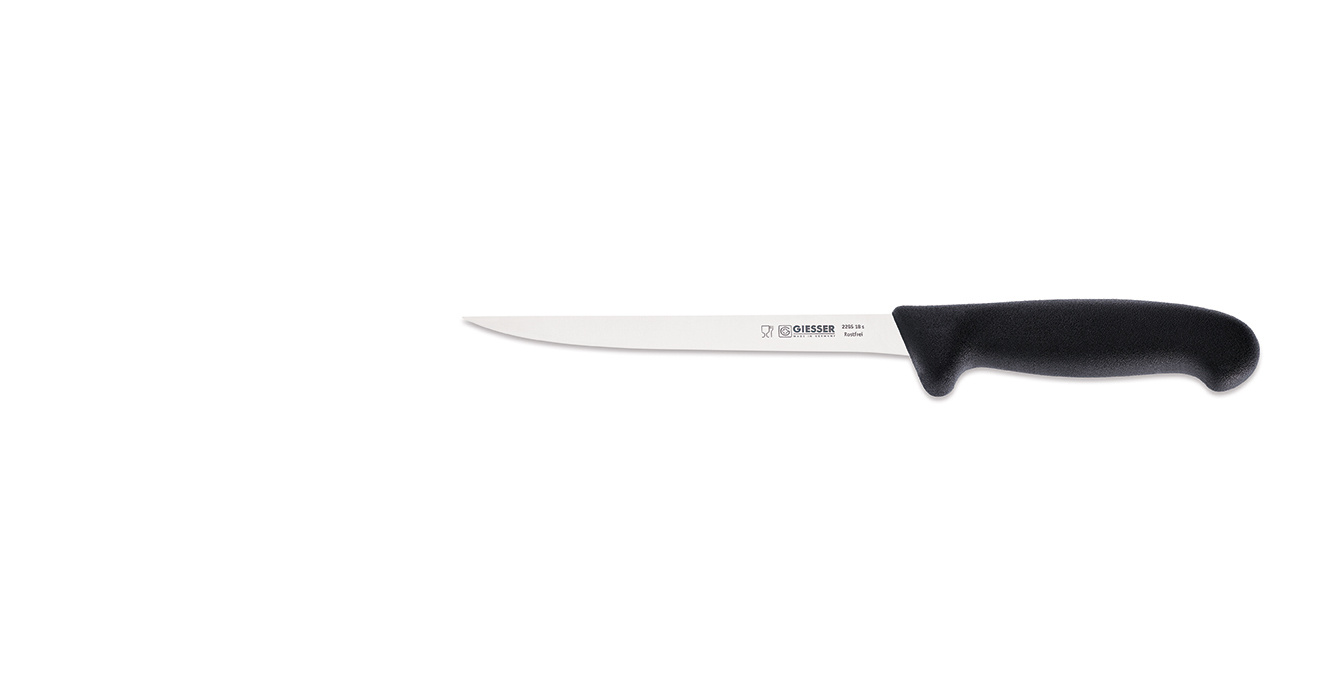 Couteau à fileter - 18 cm, noir | GIESSER MESSER 2285 18