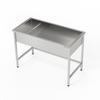 Bac inox 1 cuve (prof. 40 cm) 80x60x85 cm | FORGAST