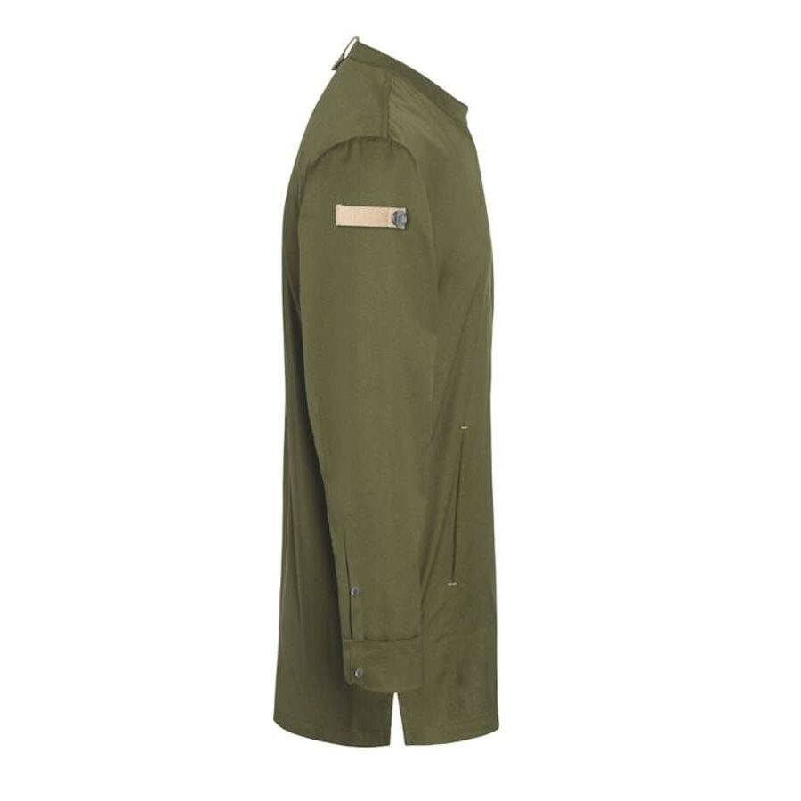 Veste de cuisine Green-Generation vert mousse homme | KARLOWSKY JM 35-79