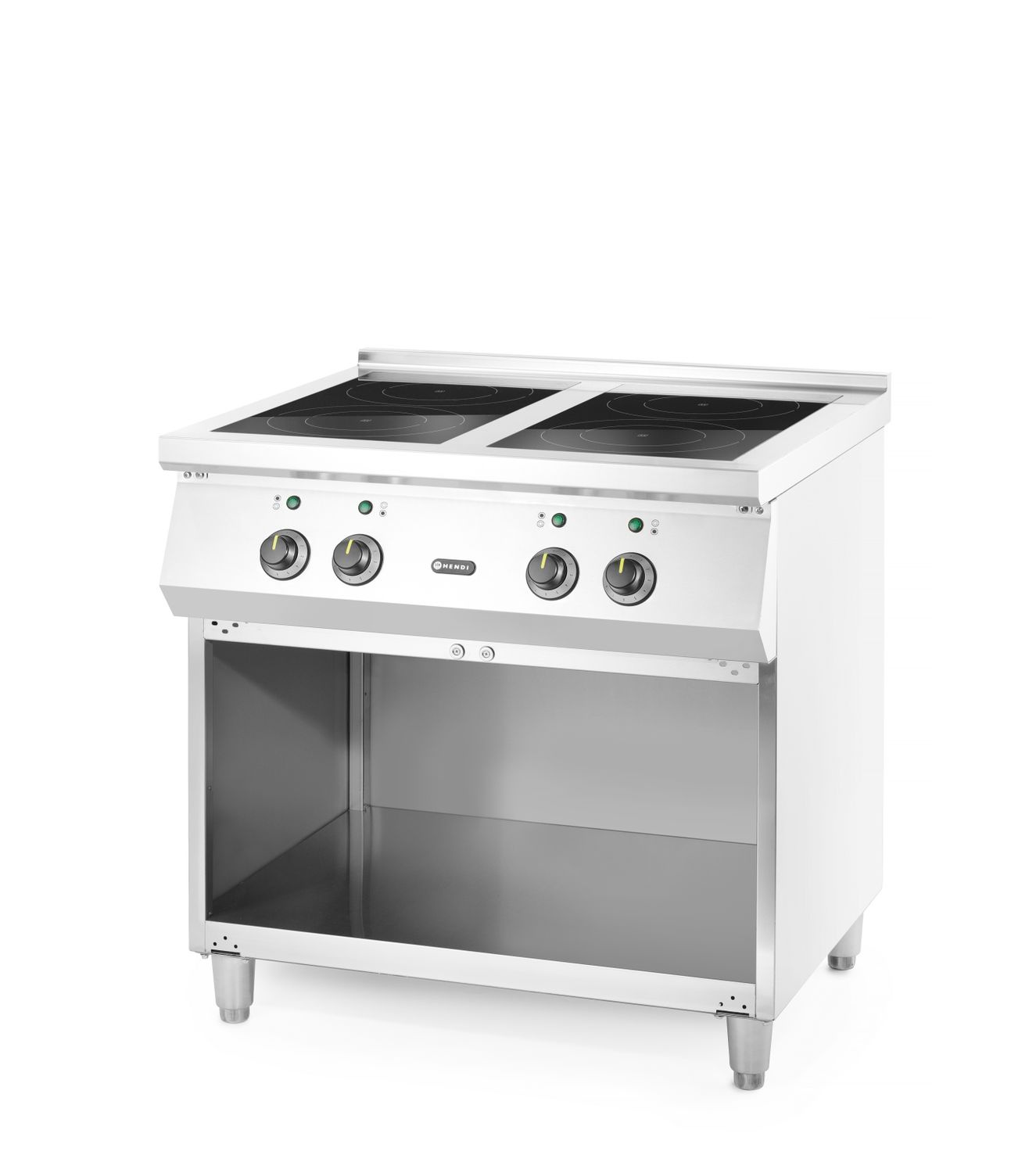 Cuisinière à induction 4 feux, 17 kW, 400 V | HENDI 237687